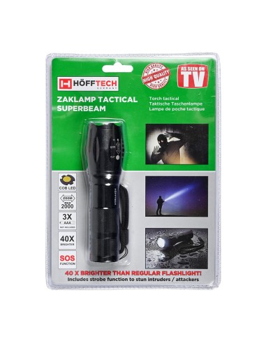 Linterna aluminio táctica a pilas superbeam 5 w