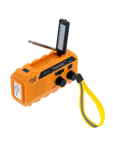 Radio solar con manivela ad 1197