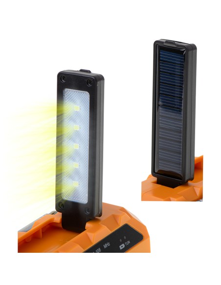 Radio solar con manivela ad 1197