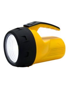 Linterna led de mano 180 lm, 4 x aa (no incluidas), amarilla, ø80 x 143 mm