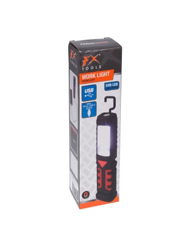 Linterna led de trabajo recargable doble...