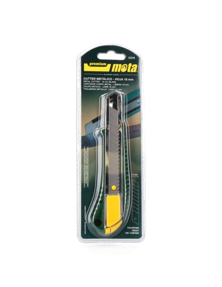 Cúter de metal hoja de 18mm c218 mota