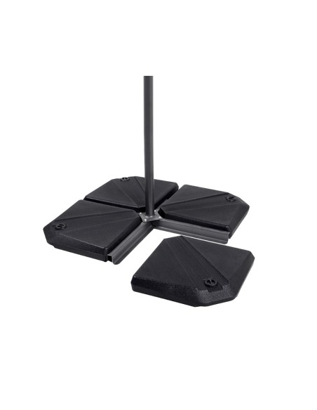 Set base rellenable para parasol, antracita, 490 x 490 x 87 mm