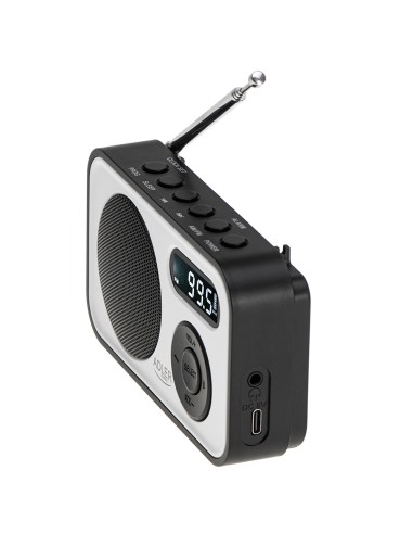 Radio digital pll am/fm ad 1906, 12,5 x 3 x 7,5 cm