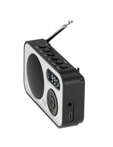 Radio digital pll am/fm ad 1906, 12,5 x 3 x 7,5 cm