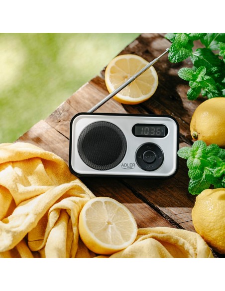 Radio digital pll am/fm ad 1906, 12,5 x 3 x 7,5 cm