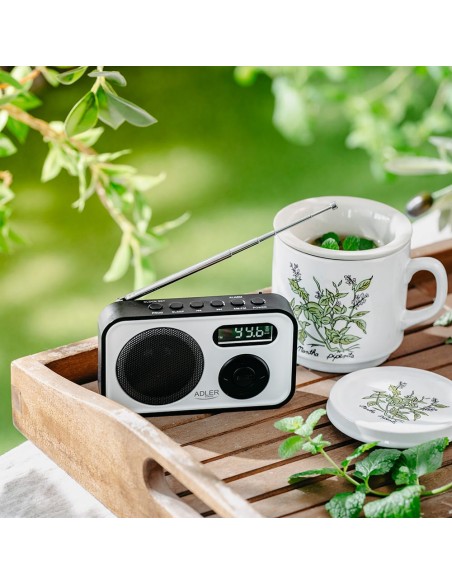 Radio digital pll am/fm ad 1906, 12,5 x 3 x 7,5 cm