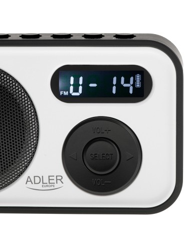 Radio digital pll am/fm ad 1906, 12,5 x 3 x 7,5 cm