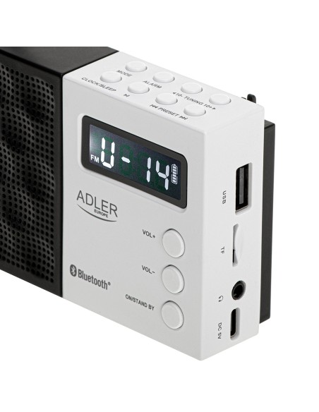 Radio digital pll fm ad 1908, 12,5 x 3 x 7 cm