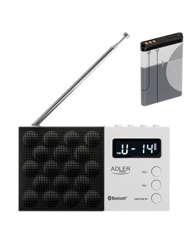 Radio digital pll fm ad 1908, 12,5 x 3 x 7 cm