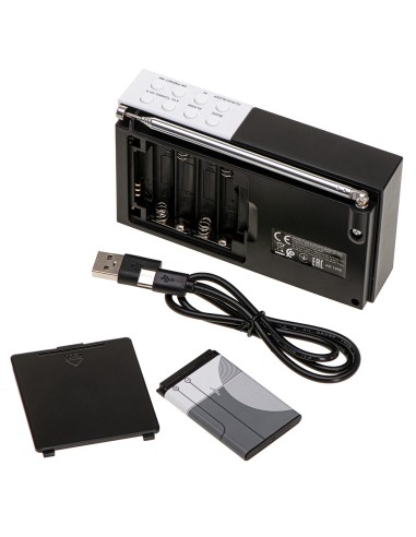 Radio digital pll fm ad 1908, 12,5 x 3 x 7 cm