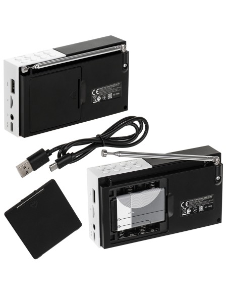 Radio digital pll fm ad 1908, 12,5 x 3 x 7 cm
