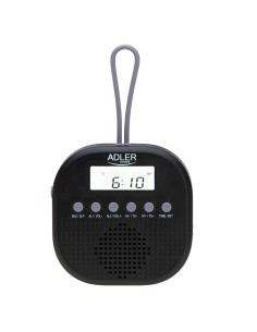 Radio fm resistente al agua ipx4 ad 1912, 9 x 9 x 2,5 cm 2