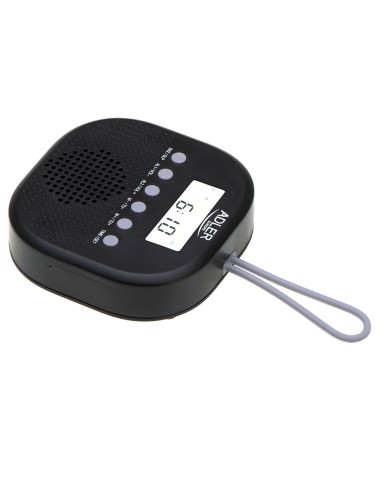 Radio fm resistente al agua ipx4 ad 1912, 9 x 9...