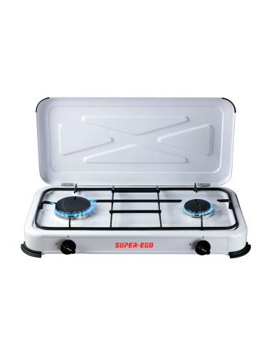 Cocina de gas esmaltada 2 fuegos