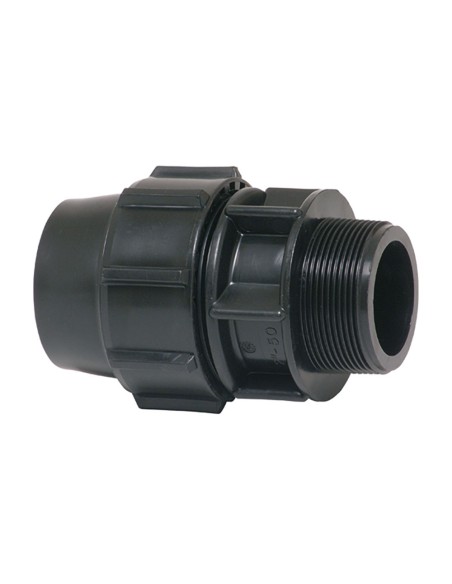 Enlace mixto rosca macho polipropileno 32 mm x 1"