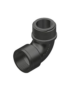 Codo 90° rosca macho/hembra polipropileno 3/4"