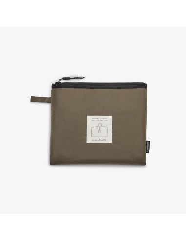 Poncho chubasquero plegable verde kaki