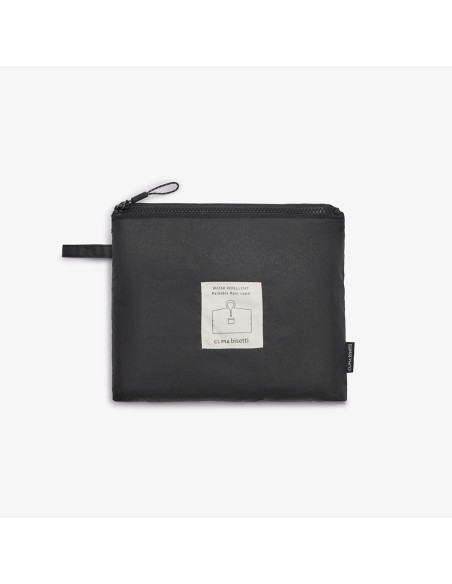 Poncho chubasquero plegable negro