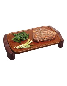 Plancha de asar terracota 1600 w 460 x 280 mm 2