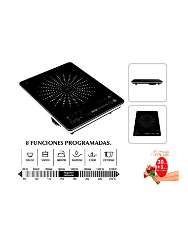 Placa de inducción 2100 w