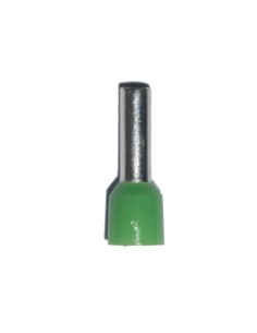 Puntera aislada 06,00 mm², verde, 100 uds