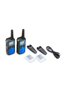 Walkietalkies xt-50 pro c1464, 16 canales pmr446, azules 2
