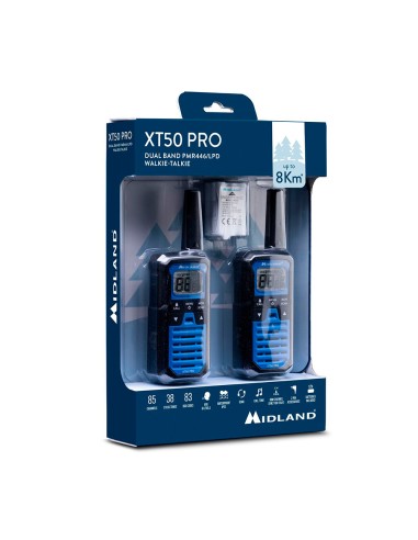 Walkietalkies xt-50 pro c1464, 16 canales...