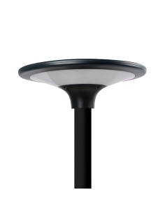 Luminaria solar led negra, ip65, 20 w 2300 im 4000 k