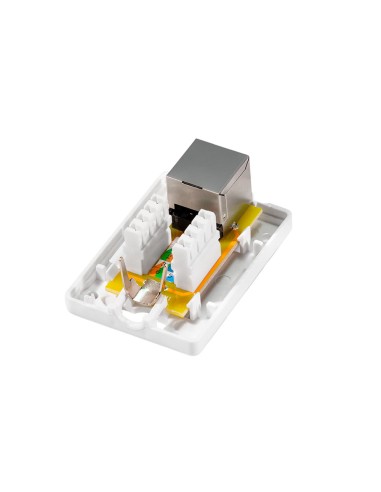 Caja de superficie 1 conector rj45 cat. 6a...