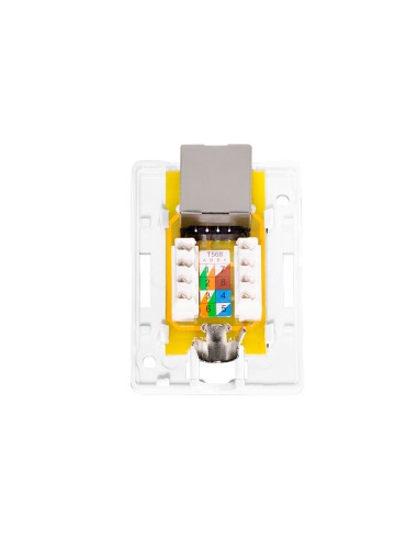 Caja de superficie 1 conector rj45 cat. 6a...