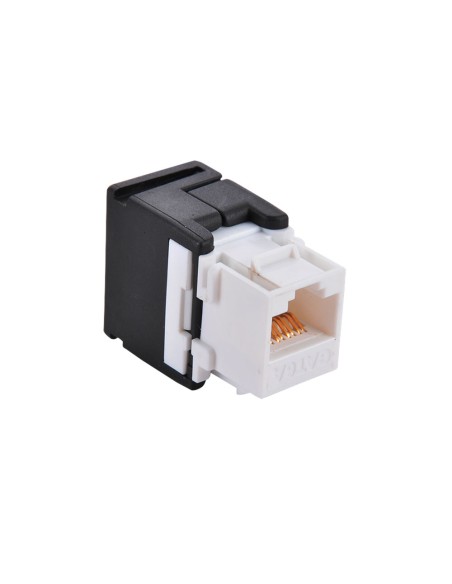 Conector hembra rj45 utp cat.6 keystone 180°
