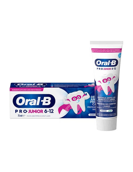 Dentífrico oral b pro - junior 6 a 12 años 75 ml