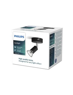 Foco 1 elemento limbali gu10 (bombilla no incluida) color negro ø 8 x 13 cm 2