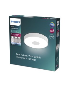 Plafón led circular con regulación de intensidad coiner 24 w 4000 k 2800 lm ø 38,9 x 8 cm 2