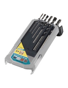 Broca para hormigón "professional" filo de carburo de tungsteno, ø3-10 mm, juego 6 piezas