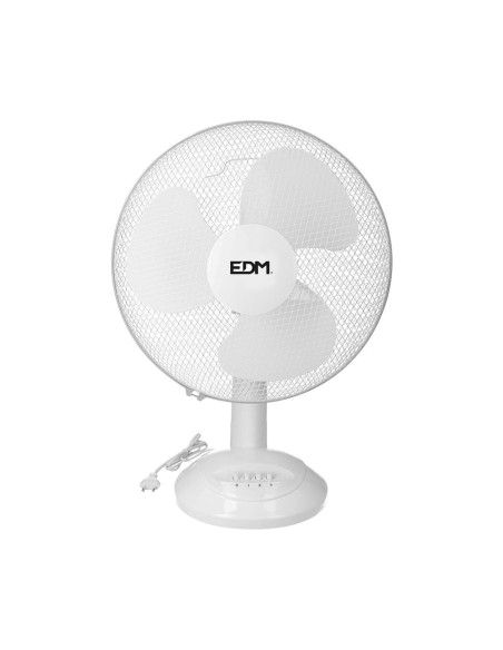 Ventilador de sobremesa. color blanco. potencia: 35w aspas: ø30x48cm