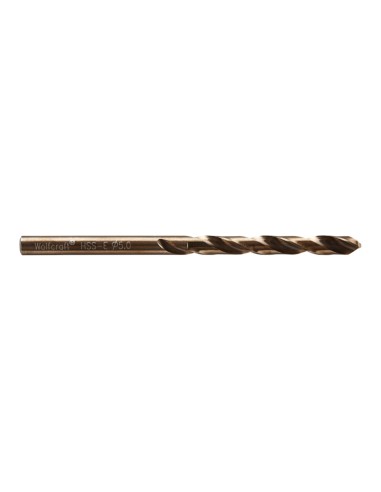 Broca para metal hss cobalto rectificada, ø5x 86 mm