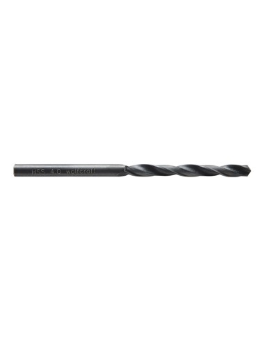 Broca para metal hss, forja por laminación, ø4x 75 mm