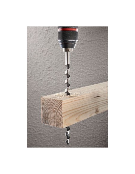 Broca para vigas de madera, vástago hexagonal, ø6 x 400 mm