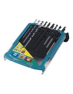 Brocas "metal, madera y piedra", juego 9 piezas