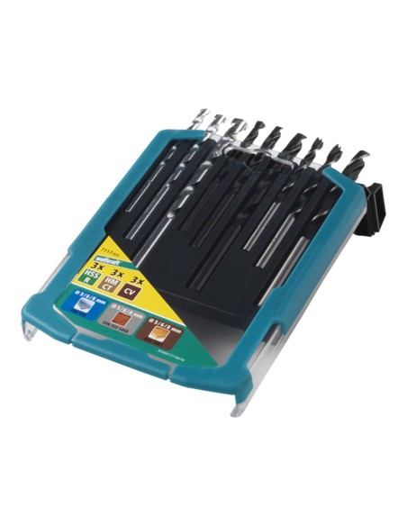 Brocas "metal, madera y piedra", juego 9 piezas