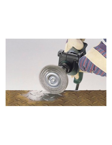 Cepillo de disco de alambre de acero ø75 x 16 mm