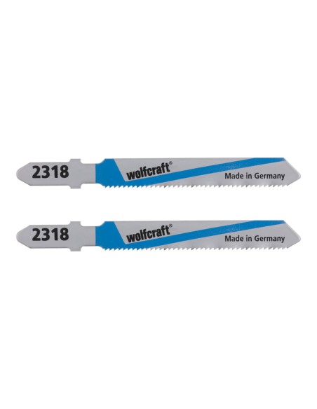 Hoja de sierra de calar hss 50 mm vástago t metal 2 uds
