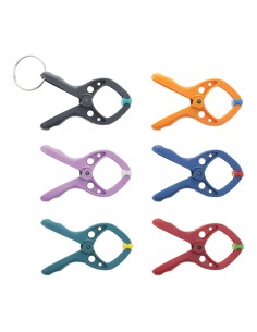 Pinza mini con resorte microfix s, 20 mm, 6 uds