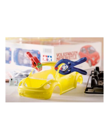 Pinza mini con resorte microfix s, 20 mm, 6 uds