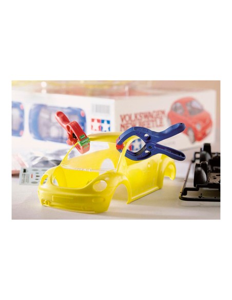 Pinza mini con resorte microfix s, 20 mm, 6 uds