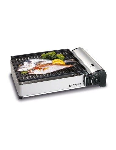 Barbacoa portátil a gas para cámping