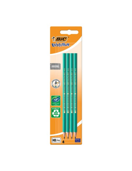Lapiz evolution hb 2 blister 4 uds