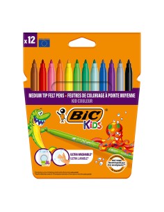 Rotuladores colorear kid couleur blister 12 uds